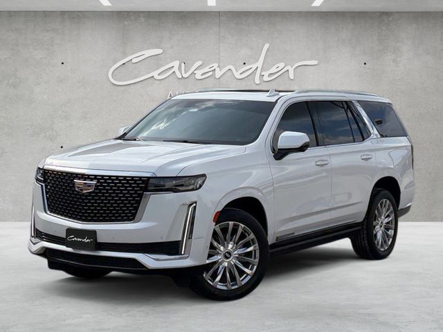 Crystal White Tricoat 2021 Cadillac Escalade SUV / Crossover Rear-Wheel Drive 