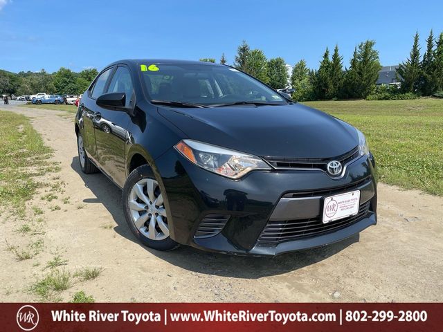 Black Sand Pearl 2016 Toyota Corolla Sedan Front-Wheel Drive Continuously Variable Transmission