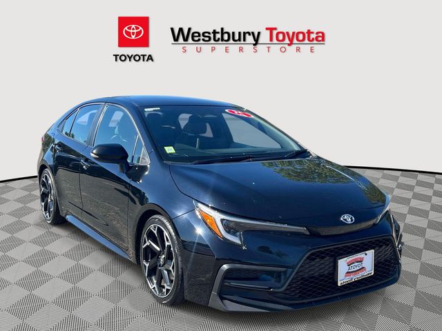 Midnight Black Metallic 2025 Toyota Corolla Sedan Front-Wheel Drive Continuously Variable Transmission