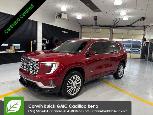 Volcanic Red Tintcoat 2025 GMC Acadia SUV / Crossover Four-Wheel Drive 8-Speed Automatic