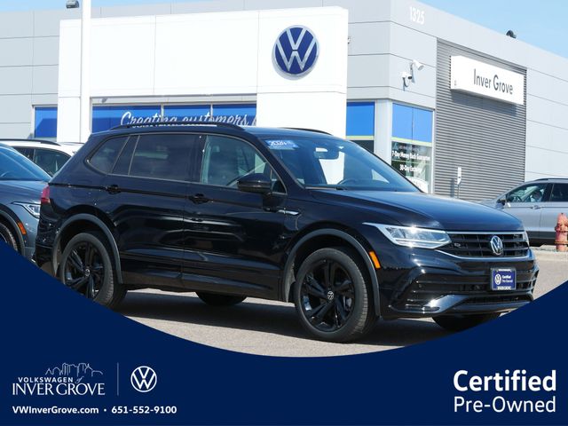 Deep Black Pearl 2024 Volkswagen Tiguan SE R-Line Black 4Motion SUV / Crossover All-Wheel Drive 8-Speed Automatic
