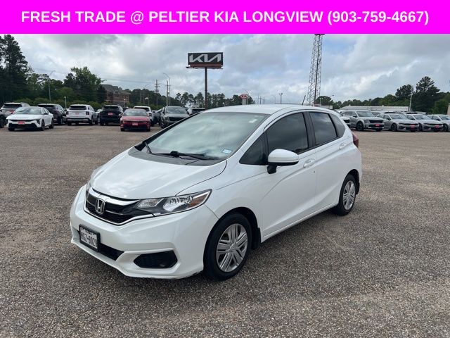 Platinum White Pearl 2019 Honda Fit LX FWD Hatchback Front-Wheel Drive Continuously Variable Transmission