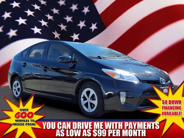 Black 2014 Toyota Prius Four Hatchback Front-Wheel Drive Continuously Variable Transmission