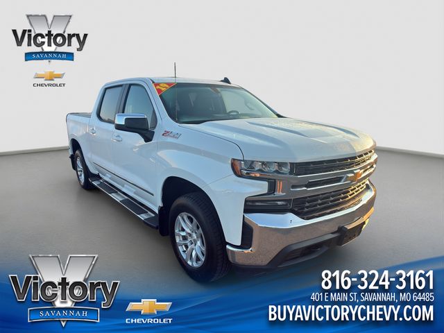 Summit White 2019 Chevrolet Silverado 1500 Pickup Truck Four-Wheel Drive 8-Speed Automatic