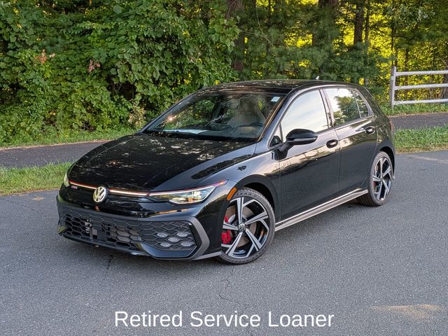Black 2025 Volkswagen Golf GTI Hatchback Front-Wheel Drive 7-Speed Dual Clutch