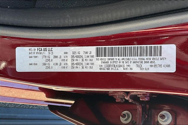 Used 2020 Ram 1500 Limited 4D Crew Cab