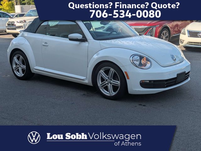 White 2016 Volkswagen Beetle Convertible Front-Wheel Drive 6-Speed Automatic