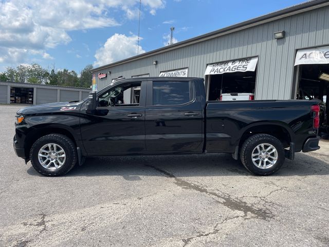 2024 Chevrolet Silverado 1500 WT - Black exterior view 5