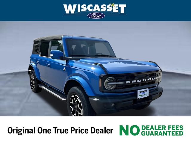 Velocity Blue Metallic 2024 Ford Bronco Outer Banks 4-Door 4WD SUV / Crossover Four-Wheel Drive Automatic