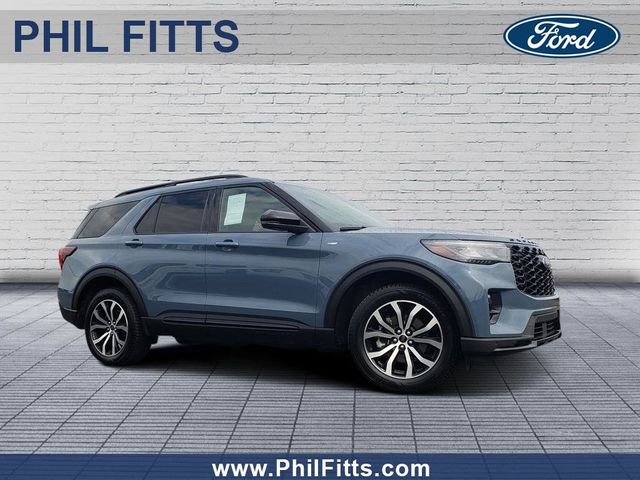 Vapor Blue 2025 Ford Explorer ST-Line AWD SUV / Crossover All-Wheel Drive Automatic