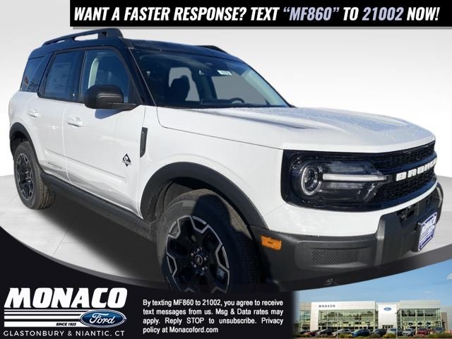 Oxford White 2025 Ford Bronco Sport SUV / Crossover All-Wheel Drive 8-Speed Automatic