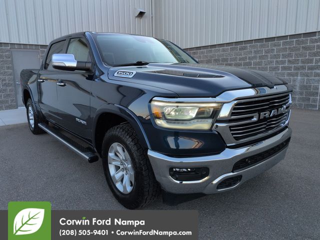 Patriot Blue Pearlcoat 2022 RAM 1500 Pickup Truck Four-Wheel Drive 8-Speed Automatic