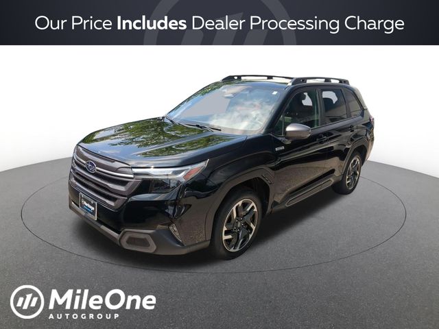 Crystal Black Silica 2025 Subaru Forester Hybrid SUV / Crossover All-Wheel Drive Continuously Variable Transmission