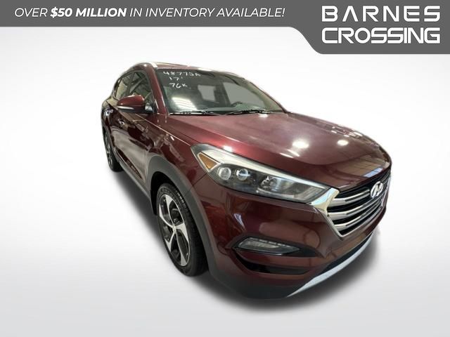 Red (Ruby Wine) 2017 Hyundai Tucson SUV / Crossover Front-Wheel Drive 7-Speed Automatic