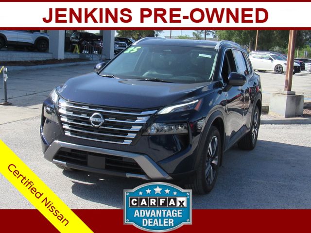 Deep Ocean Blue Pearl 2025 Nissan Rogue SUV / Crossover Front-Wheel Drive Continuously Variable Transmission