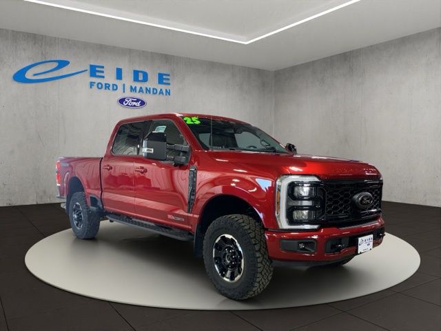 Red 2025 Ford F-250 Super Duty Pickup Truck Four-Wheel Drive Automatic