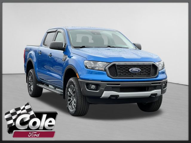 Velocity Blue Metallic 2023 Ford Ranger XLT SuperCrew 4WD Pickup Truck Four-Wheel Drive Automatic