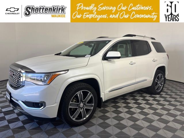 White Frost Tricoat 2018 GMC Acadia SUV / Crossover Four-Wheel Drive 6-Speed Automatic