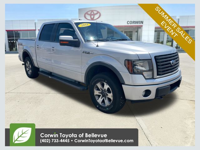 Silver 2011 Ford F-150 Pickup Truck Four-Wheel Drive 6-Speed Automatic