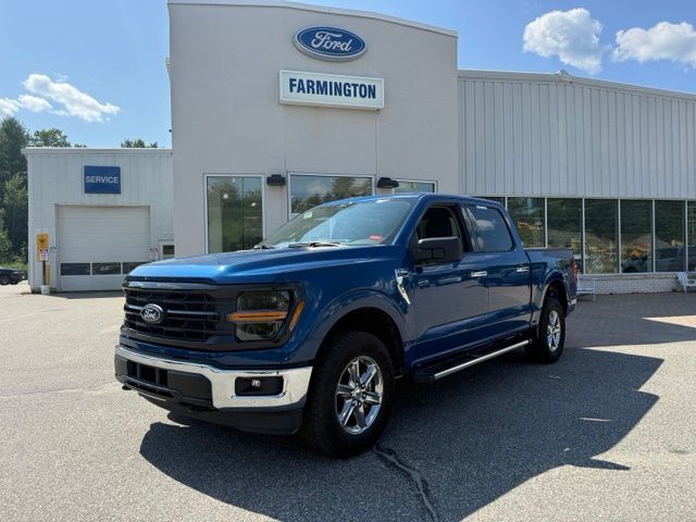 Blue Metallic 2025 Ford F-150 Pickup Truck Four-Wheel Drive Automatic