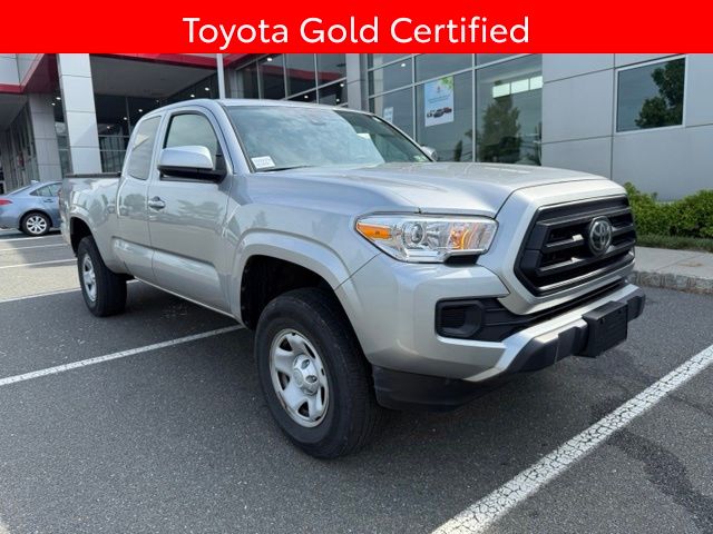 Celestial Silver Metallic 2023 Toyota Tacoma SR V6 Access Cab 4WD Pickup Truck Four-Wheel Drive 6-Speed Automatic