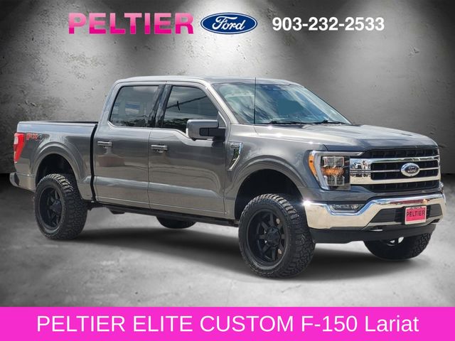 Carbonized Gray Metallic 2022 Ford F-150 Lariat SuperCrew 4WD Pickup Truck Four-Wheel Drive Automatic