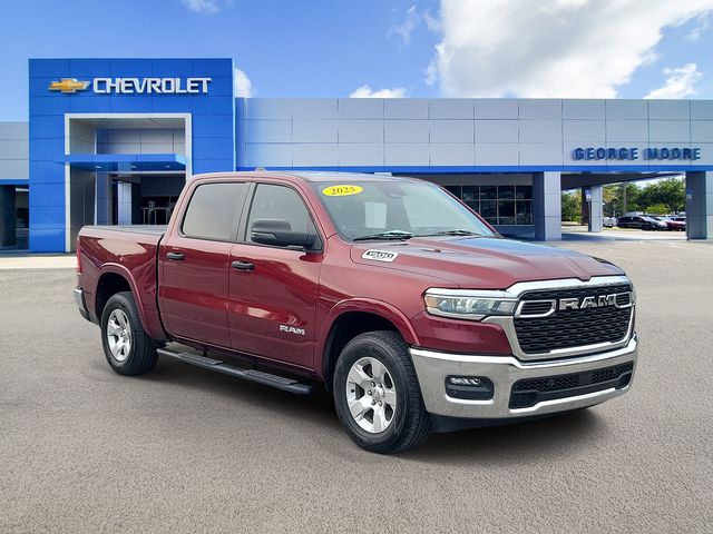Red 2025 RAM 1500 Pickup Truck Four-Wheel Drive 8-Speed Automatic