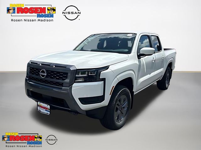 Glacier White 2026 Nissan Frontier Pickup Truck Four-Wheel Drive 9-Speed Automatic Overdrive