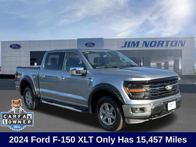 Silver Metallic 2024 Ford F-150 XLT SuperCrew 4WD Pickup Truck Four-Wheel Drive Automatic