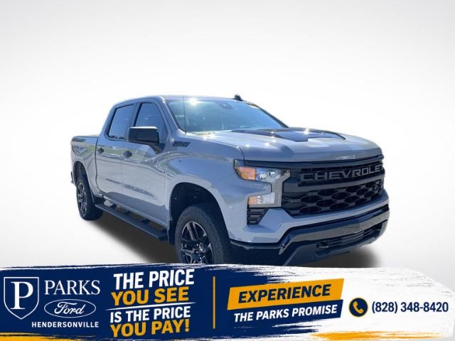 Slate Gray Metallic 2025 Chevrolet Silverado 1500 Pickup Truck Four-Wheel Drive Automatic