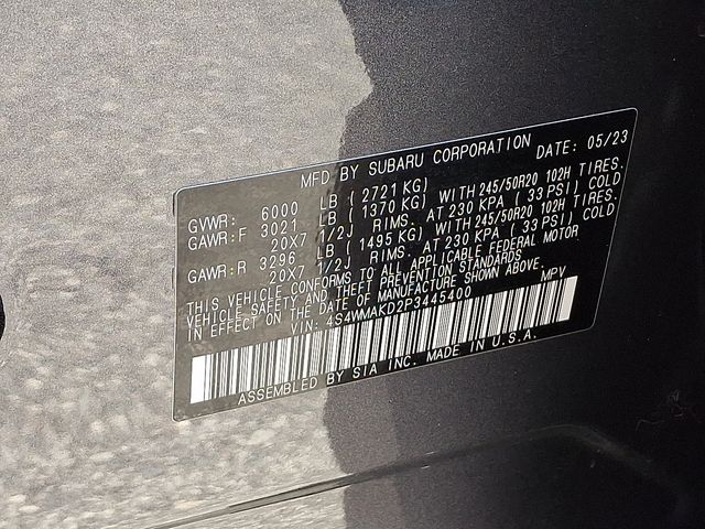 2023 Subaru Ascent Onyx Edition Gray at Rafferty Subaru