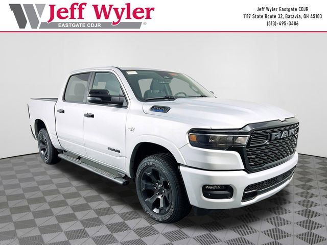 Silver 2026 RAM 1500 Pickup Truck Four-Wheel Drive Automatic