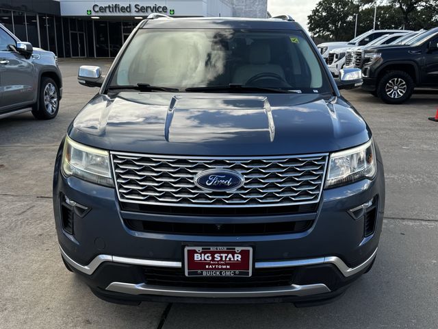 2019 Ford Explorer Platinum Blue at Bayway Chrysler Dodge Jeep Ram