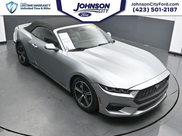 Silver Metallic 2024 Ford Mustang EcoBoost Premium Convertible RWD Convertible Rear-Wheel Drive Automatic