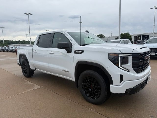 Summit White 2026 GMC Sierra 1500 Elevation Crew Cab 4WD Pickup Truck Four-Wheel Drive Automatic