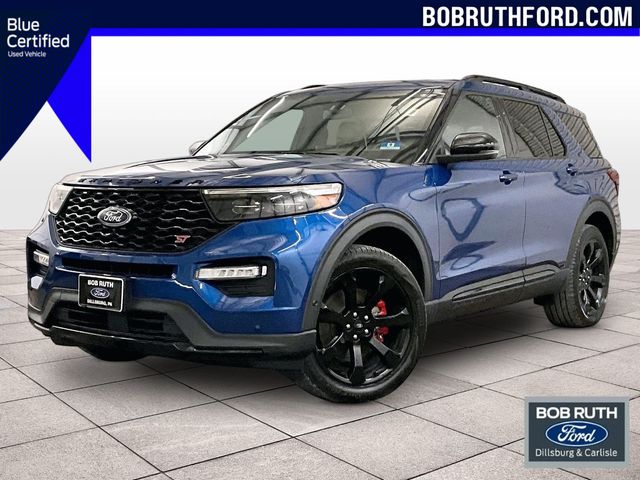 2020 Ford Explorer ST Blue at Klick Lewis Buick Chevrolet