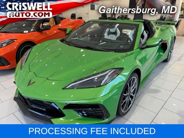 Green Metallic 2026 Chevrolet Corvette Convertible Rear-Wheel Drive 8-Speed Dual Clutch