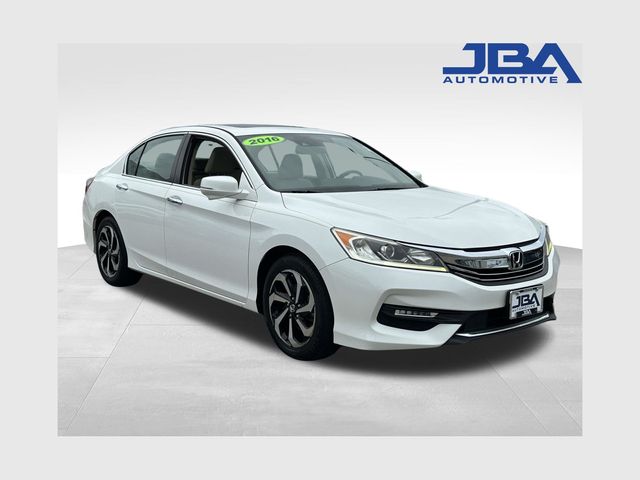 White Orchid Pearl 2016 Honda Accord EX-L with Honda Sensing Sedan Front-Wheel Drive Continuously Variable Transmission