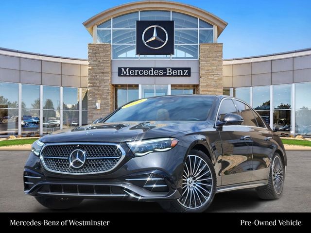 Graphite Gray Metallic 2024 Mercedes-Benz E-Class E 350 4MATIC Sedan All-Wheel Drive 9-Speed Automatic
