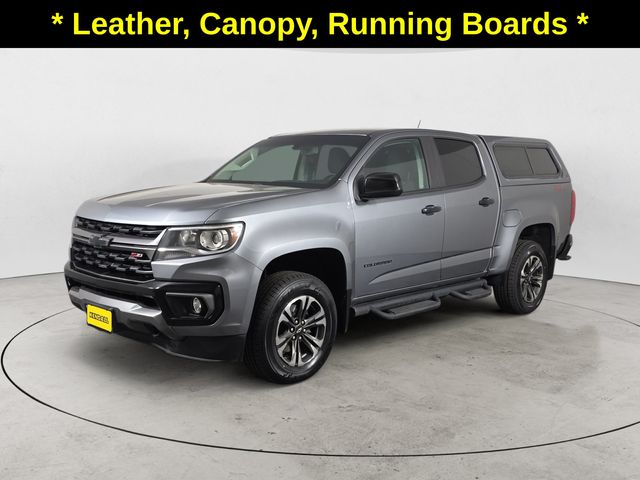Gray (Steel Metallic) 2022 Chevrolet Colorado Pickup Truck Four-Wheel Drive 8-Speed Automatic