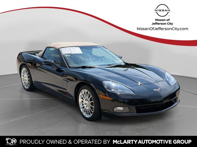Black 2009 Chevrolet Corvette 4LT Convertible RWD Convertible Rear-Wheel Drive 6-Speed Automatic