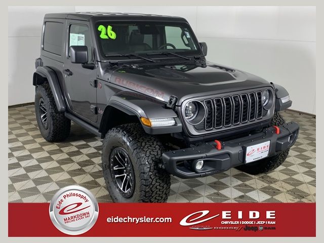 Gray (Granite Crystal Metallic Clearcoat) 2026 Jeep Wrangler SUV / Crossover Four-Wheel Drive 8-Speed Automatic