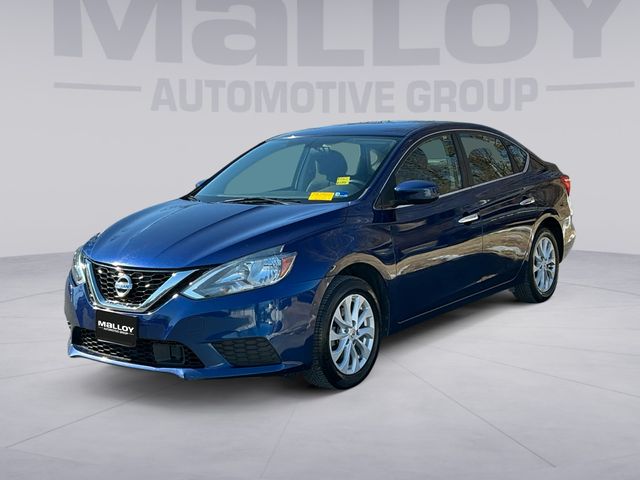 Deep Blue Pearl 2018 Nissan Sentra SV FWD Sedan Front-Wheel Drive Continuously Variable Transmission