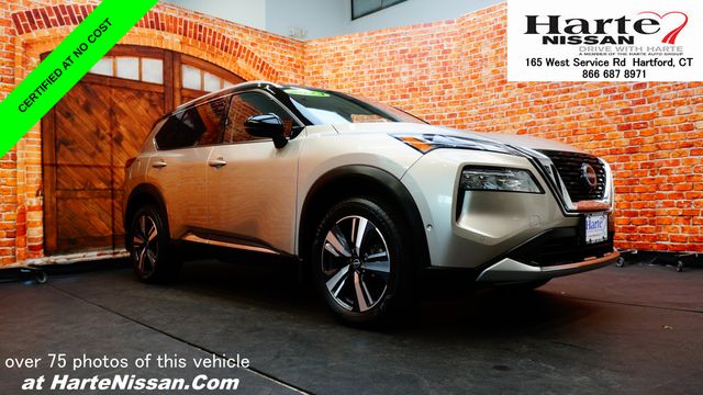 Champagne Silver Metallic 2023 Nissan Rogue SUV / Crossover All-Wheel Drive Continuously Variable Transmission