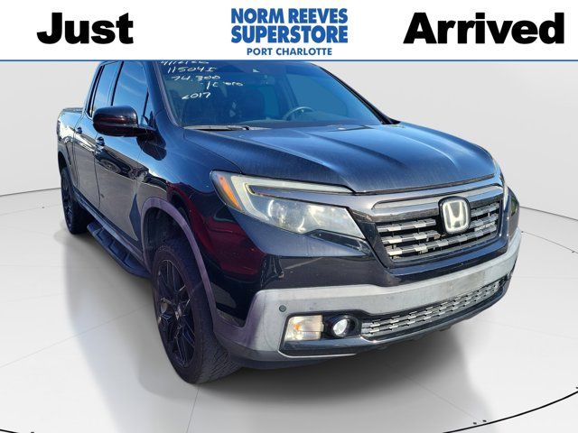 Black 2017 Honda Ridgeline Black Edition AWD Pickup Truck All-Wheel Drive 6-Speed Automatic