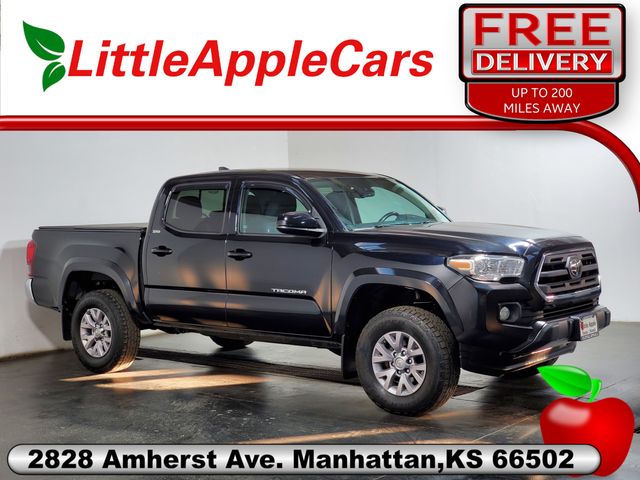 Midnight Black Metallic 2019 Toyota Tacoma Pickup Truck Four-Wheel Drive 6-Speed Automatic