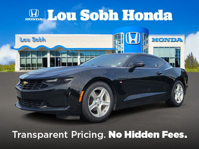 Black 2021 Chevrolet Camaro Coupe Rear-Wheel Drive 8-Speed Automatic