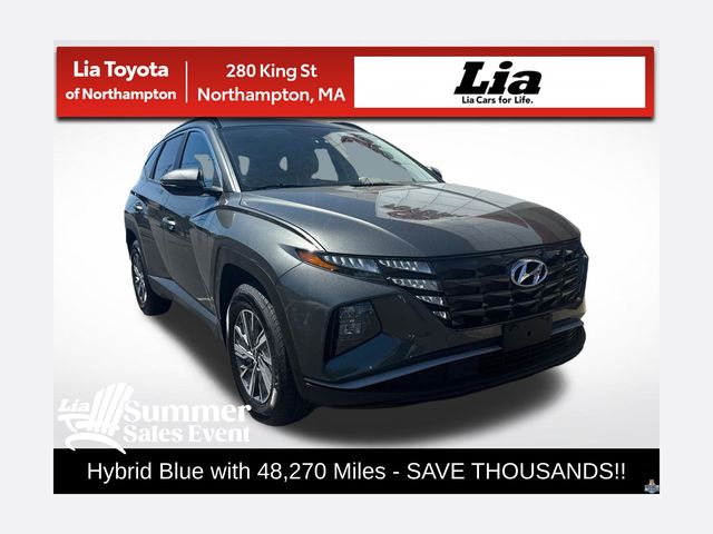 Amazon Gray 2023 Hyundai Tucson Hybrid Blue AWD SUV / Crossover All-Wheel Drive 6-Speed Automatic