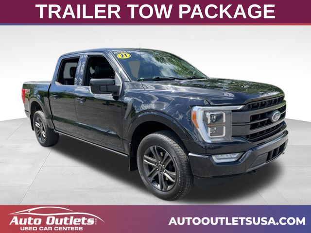 Agate Black Metallic 2021 Ford F-150 Pickup Truck Four-Wheel Drive Automatic