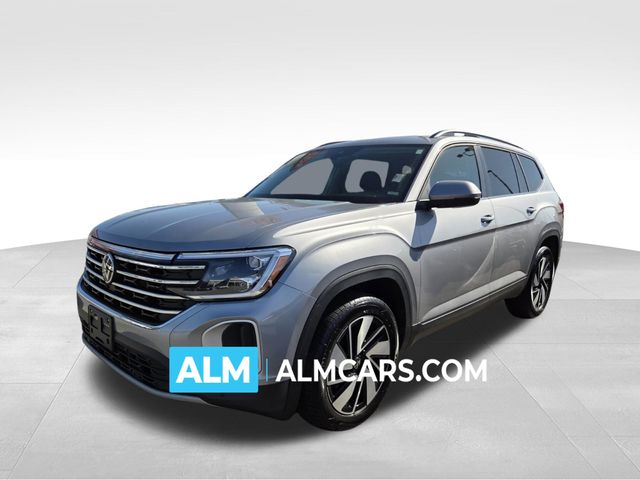 Silver 2025 Volkswagen Atlas SE FWD with Technology SUV / Crossover Front-Wheel Drive 8-Speed Automatic
